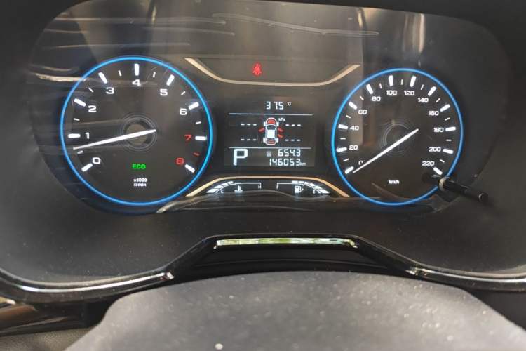 Used GAC Trumpchi GS4 2018 235T Automatic Two-Wheel Drive Luxury Smart Connectivity Version Odometer Close Up