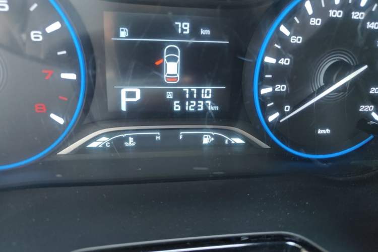 Used GAC Trumpchi GS4 2018 235T Automatic Two-Wheel Drive Elite Edition Odometer Close Up