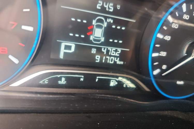Used GAC Trumpchi GS4 2018 235T Automatic Two-Wheel Drive Luxury Smart Connectivity Version Odometer Close Up