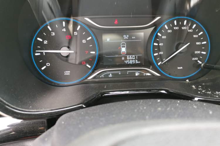 Used GAC Trumpchi GS4 2018 200T Manual Two-Wheel Drive Elite Edition Odometer Close Up