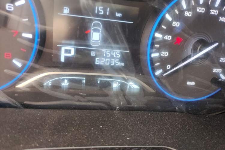 Used GAC Trumpchi GS4 2018 235T Automatic Two-Wheel Drive Elite Edition Odometer Close Up