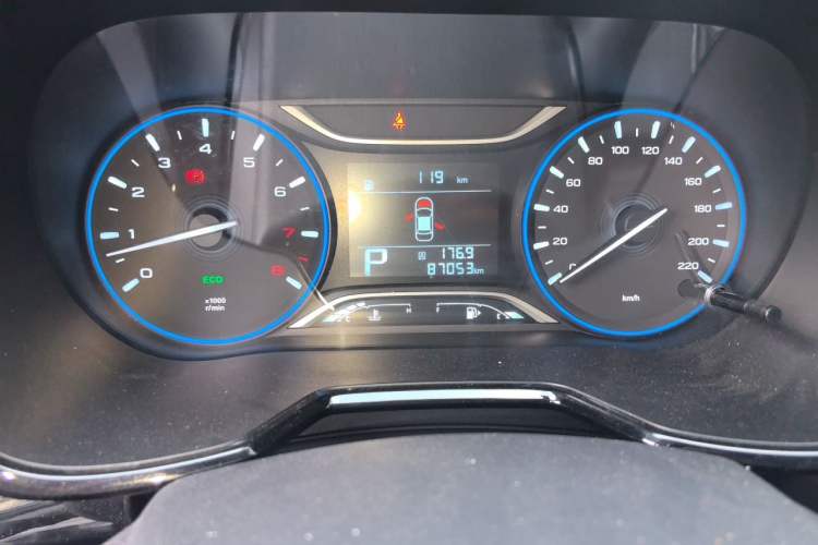 Used GAC Trumpchi GS4 2018 235T Automatic Two-Wheel Drive Elite Edition Odometer Close Up