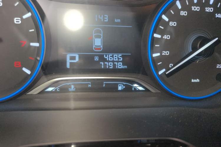 Used GAC Trumpchi GS4 2018 235T Automatic Two-Wheel Drive Elite Edition Odometer Close Up