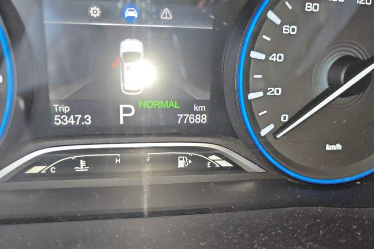 Used GAC Trumpchi GS4 2018 235T Automatic Two-Wheel Drive Elite Edition Odometer Close Up