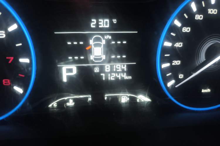 Used GAC Trumpchi GS4 2018 235T Automatic Two-Wheel Drive Luxury Smart Connectivity Millionth Anniversary Edition Odometer Close Up
