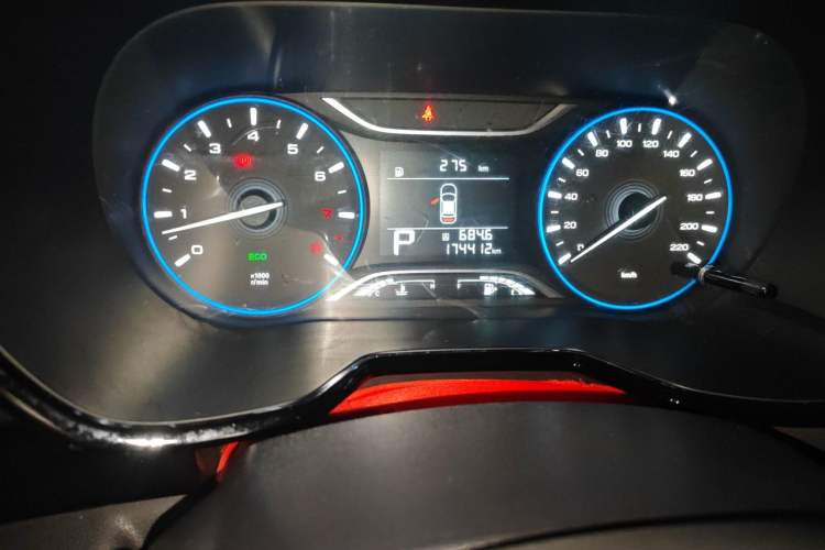 Used GAC Trumpchi GS4 2018 235T Automatic Two-Wheel Drive Elite Edition Odometer Close Up