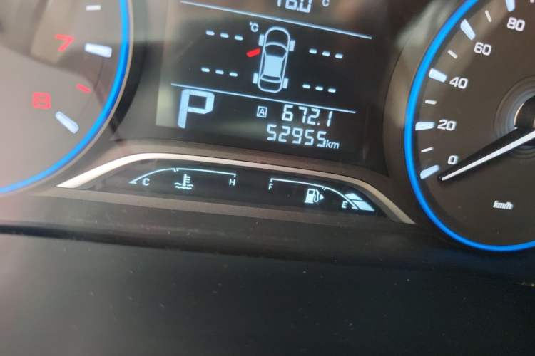 Used GAC Trumpchi GS4 2018 235T Automatic Two-Wheel-Drive Supreme Edition Odometer Close Up