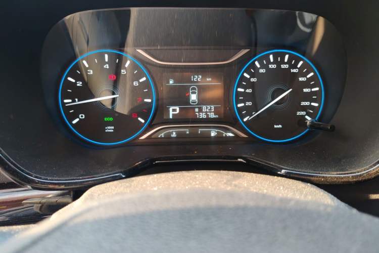 Used GAC Trumpchi GS4 2018 200T G-DCT Two-Wheel Drive Elite Edition Odometer Close Up