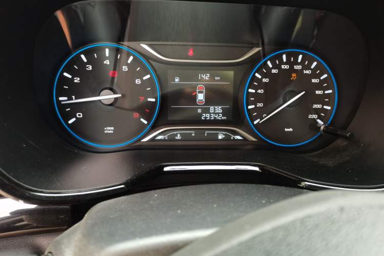 Used GAC Trumpchi GS4 2018 200T Manual Two-Wheel Drive Comfort Edition Odometer Close Up