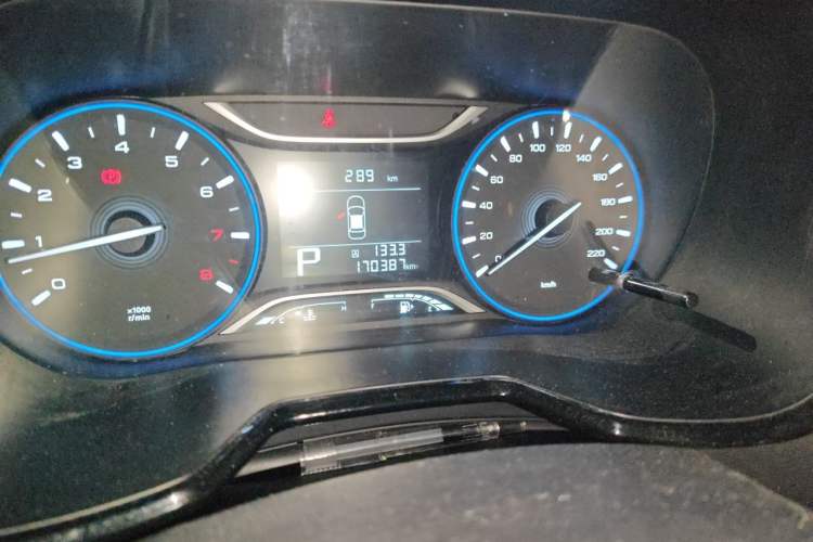 Used GAC Trumpchi GS4 2018 235T Automatic Two-Wheel Drive Elite Millionth Anniversary Edition Odometer Close Up