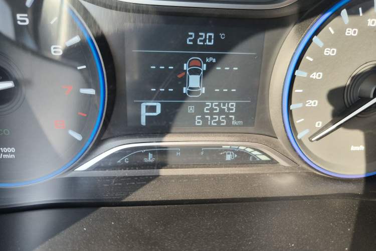 Used GAC Trumpchi GS4 2018 235T Automatic Two-Wheel-Drive Supreme Edition Odometer Close Up