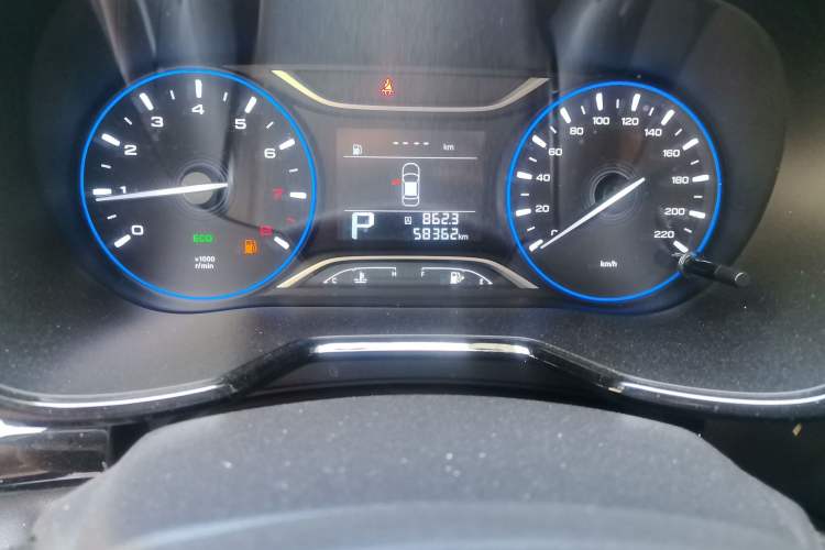 Used GAC Trumpchi GS4 2018 235T Automatic Two-Wheel Drive Elite Millionth Anniversary Edition Odometer Close Up