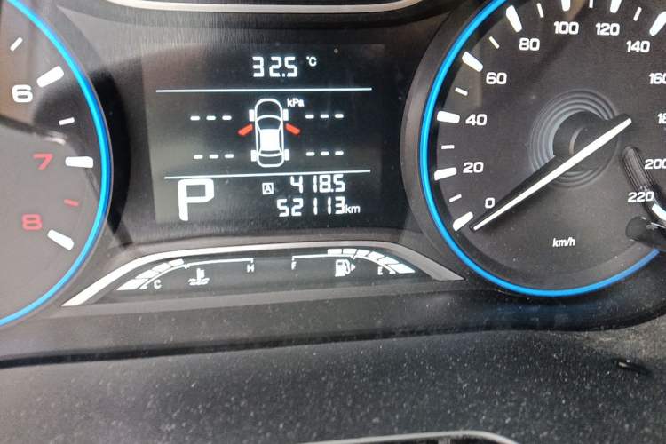 Used GAC Trumpchi GS4 2018 235T Automatic Two-Wheel Drive Luxury Smart Connectivity Millionth Anniversary Edition Odometer Close Up