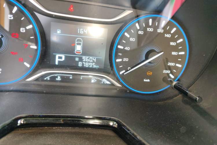 Used GAC Trumpchi GS4 2018 235T Automatic Two-Wheel Drive Elite Edition Odometer Close Up