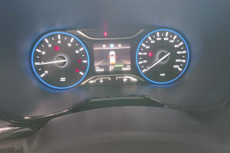 Used GAC Trumpchi GS4 2019 270T Automatic Two-Wheel Drive Luxury Smart Connectivity Model Odometer Close Up