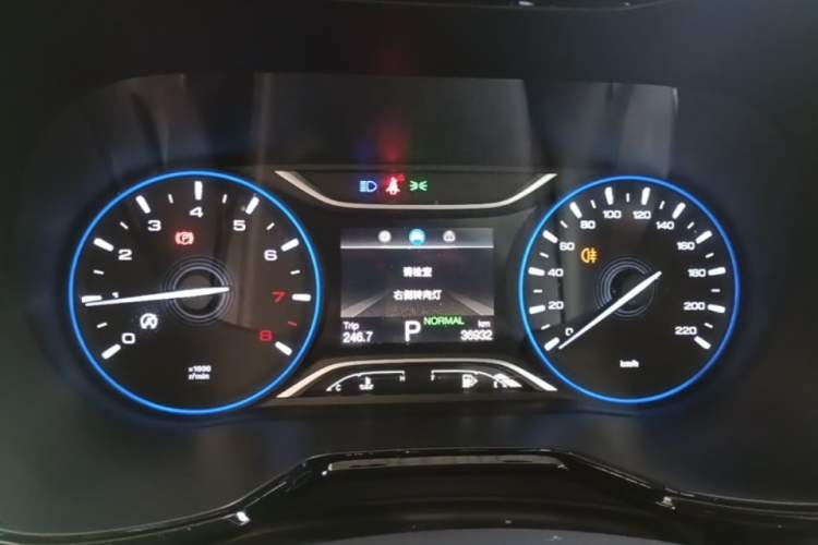 Used GAC Trumpchi GS4 2019 270T Automatic Two-Wheel Drive Luxury Smart Connectivity Model Instrument Cluster