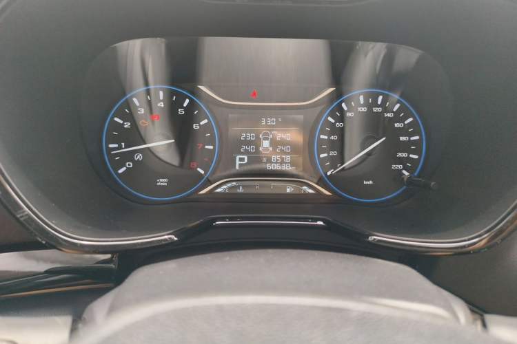 Used GAC Trumpchi GS4 2019 270T Automatic Two-Wheel Drive Luxury Smart Connectivity Model Odometer Close Up