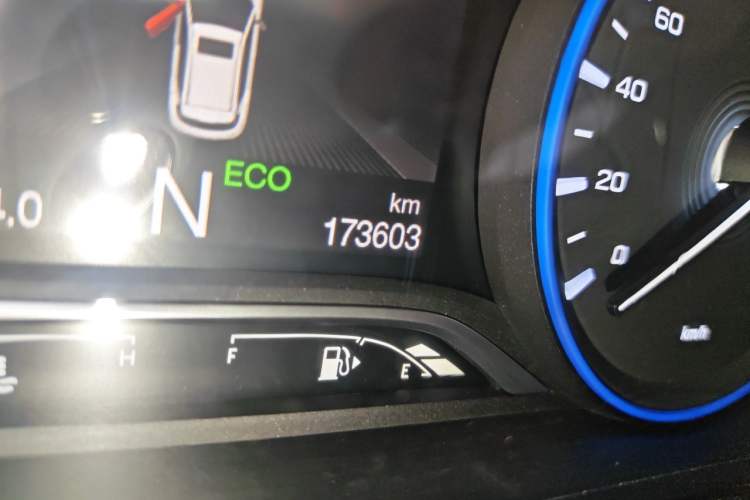 Used GAC Trumpchi GS4 2019 270T Automatic Two-Wheel Drive Luxury Smart Connectivity Model Odometer Close Up