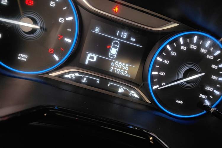 Used GAC Trumpchi GS4 2019 270T Automatic Two-Wheel Drive Elite Edition Odometer Close Up