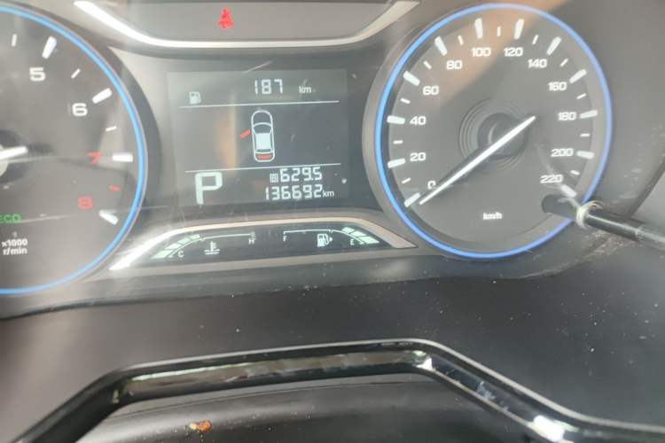 Used GAC Trumpchi GS4 2019 270T Automatic Two-Wheel Drive Elite Edition Odometer Close Up