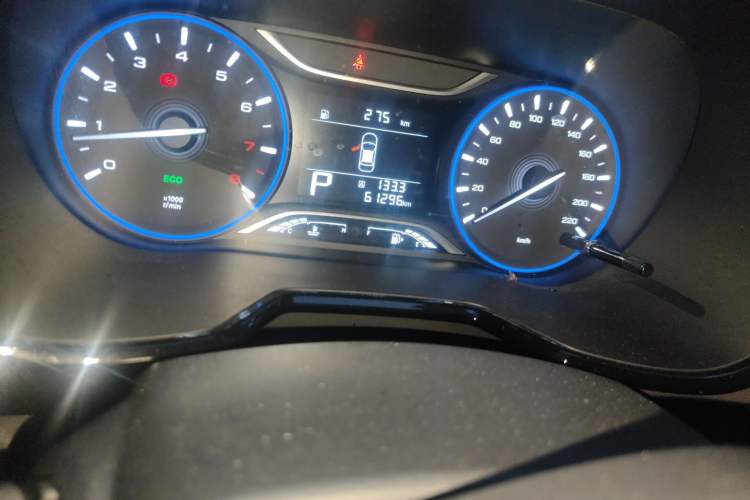 Used GAC Trumpchi GS4 2019 270T Automatic Two-Wheel Drive Elite Edition Odometer Close Up
