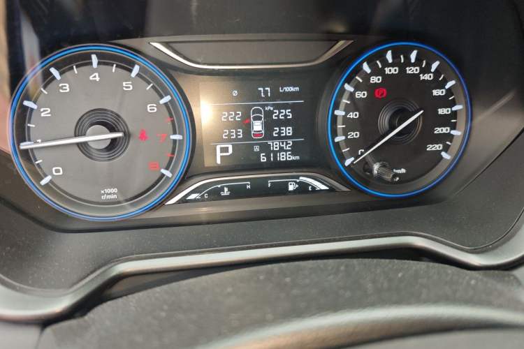 Used GAC Trumpchi GS4 2020 270T Automatic Elite Tech Edition Odometer Close Up