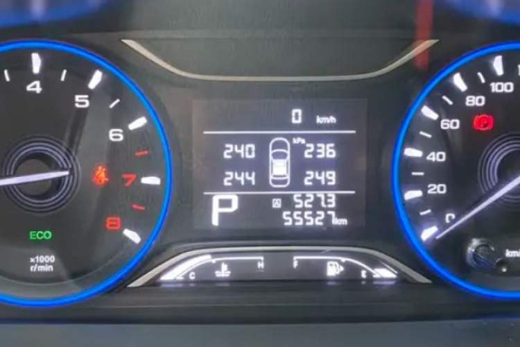 Used GAC Trumpchi GS4 2020 270T Automatic Elite Tech Edition Odometer Close Up