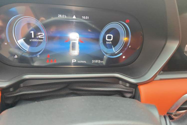 Used GAC Trumpchi GS4 2020 270T Automatic Smart Connectivity Edition Odometer Close Up