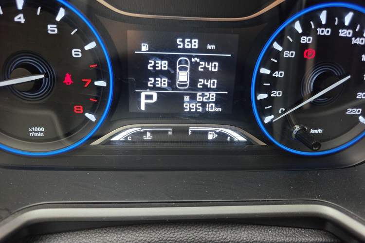 Used GAC Trumpchi GS4 2020 270T Automatic Elite Tech Edition Odometer Close Up