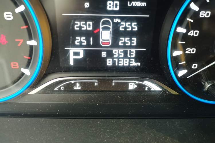 Used GAC Trumpchi GS4 2020 270T Automatic Elite Tech Edition Odometer Close Up