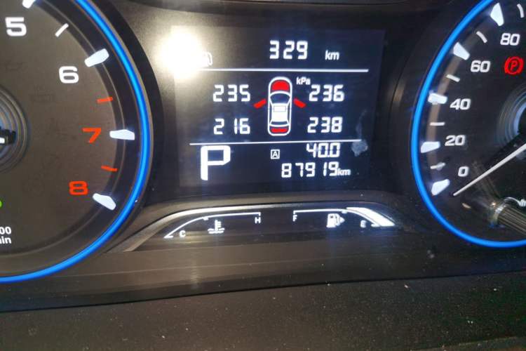 Used GAC Trumpchi GS4 2020 270T Automatic Comfort Edition Odometer Close Up