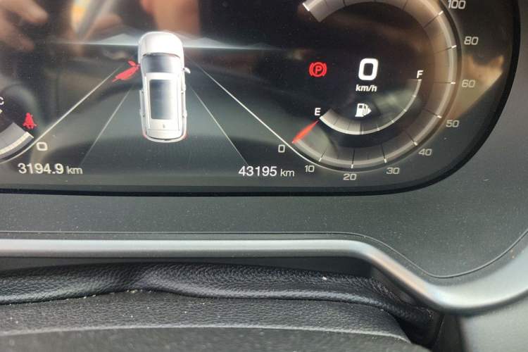 Used GAC Trumpchi GS4 2020 270T Automatic Luxury Edition Odometer Close Up