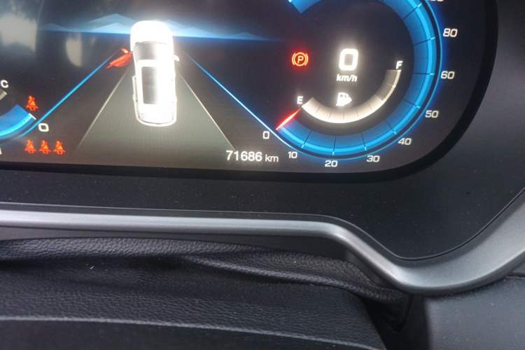 Used GAC Trumpchi GS4 2020 270T Automatic Smart Connectivity Edition Odometer Close Up