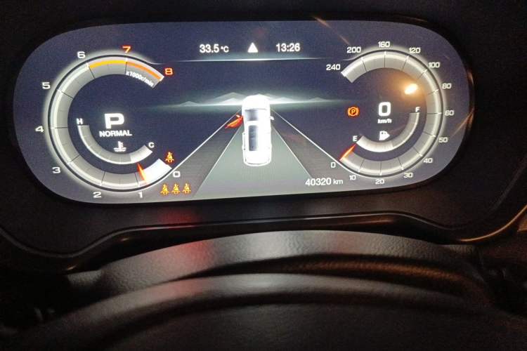 Used GAC Trumpchi GS4 2020 270T Automatic Smart Connectivity Edition Odometer Close Up