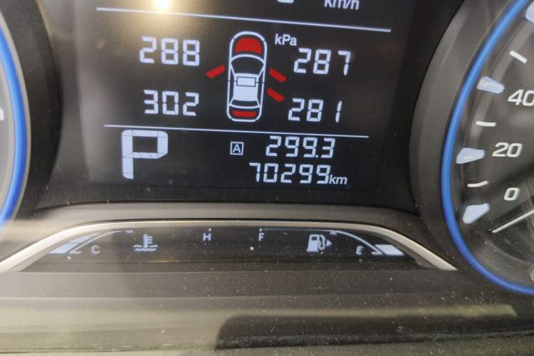 Used GAC Trumpchi GS4 2020 270T Automatic Elite Tech Edition Odometer Close Up