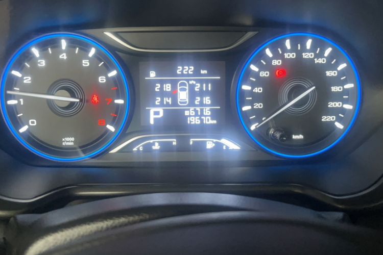 Used GAC Trumpchi GS4 2020 270T Automatic Elite Tech Edition Odometer Close Up