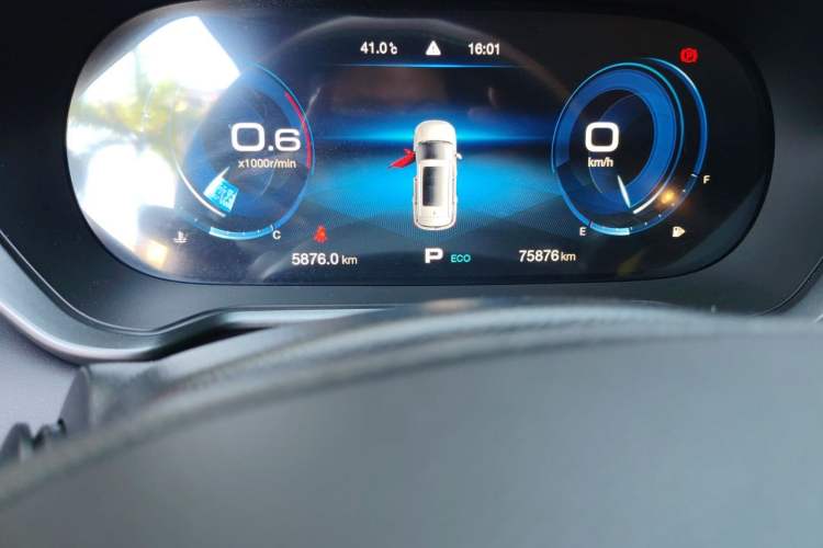 Used GAC Trumpchi GS4 2020 270T Automatic Smart Connectivity Edition Odometer Close Up