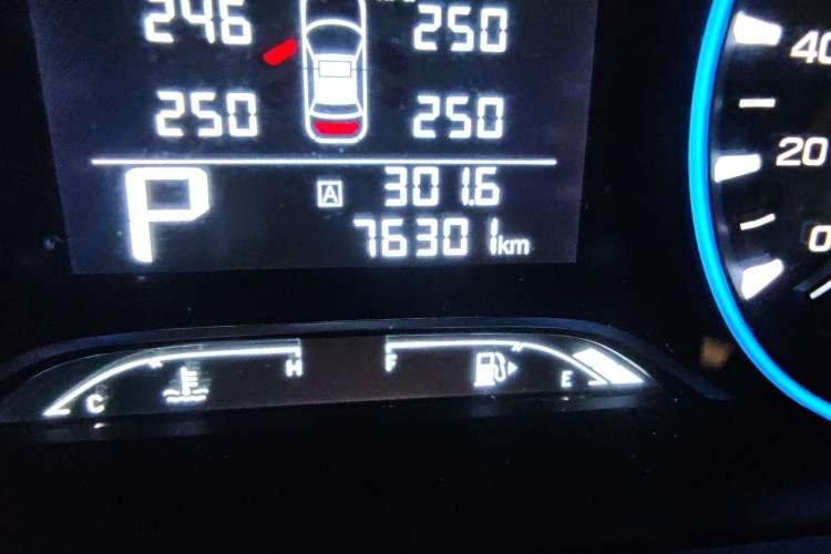 Used GAC Trumpchi GS4 2020 270T Automatic Elite Tech Edition Odometer Close Up