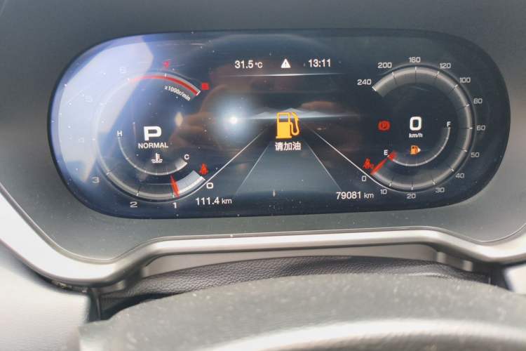 Used GAC Trumpchi GS4 2020 270T Automatic Smart Connectivity Edition Odometer Close Up