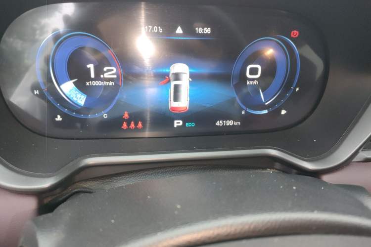 Used GAC Trumpchi GS4 2020 270T Automatic Smart Connectivity Edition Odometer Close Up