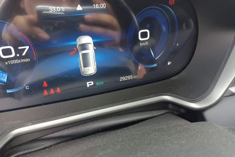 Used GAC Trumpchi GS4 2020 270T Automatic Smart Connectivity Edition Odometer Close Up