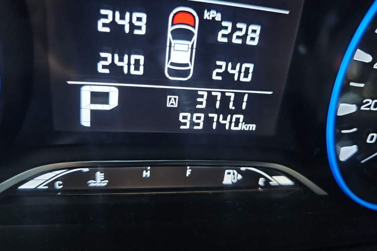 Used GAC Trumpchi GS4 2020 270T Automatic Elite Tech Edition Odometer Close Up
