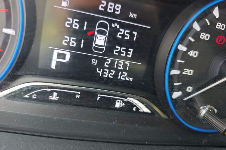 Used GAC Trumpchi GS4 2020 270T Automatic Elite Tech Edition Odometer Close Up