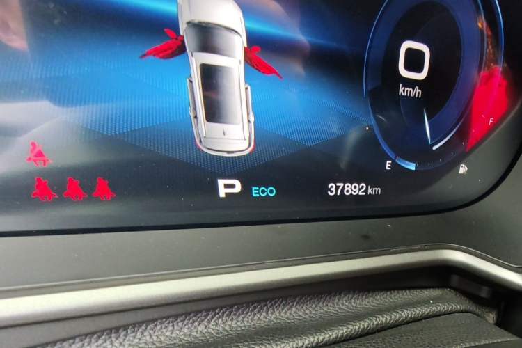 Used GAC Trumpchi GS4 2020 270T Automatic Smart Connectivity Edition Odometer Close Up
