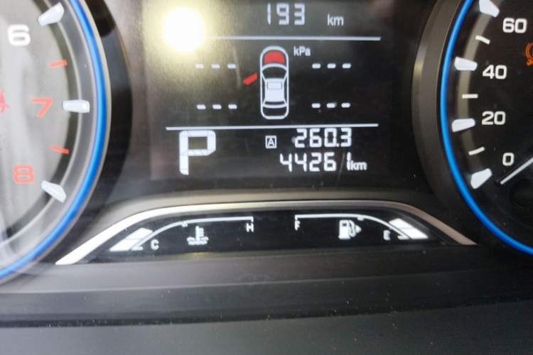Used GAC Trumpchi GS4 2020 270T Automatic Elite Tech Edition Odometer Close Up