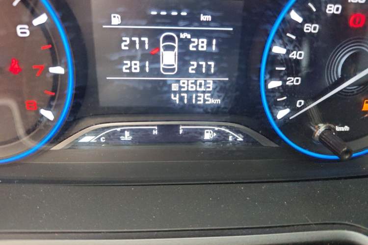 Used GAC Trumpchi GS4 2020 270T Manual Elite Edition Odometer Close Up