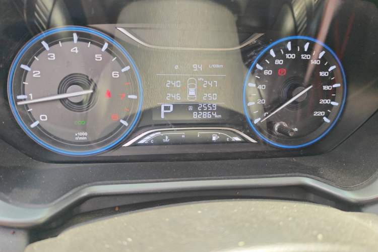 Used GAC Trumpchi GS4 2020 270T Automatic Elite Tech Edition Odometer Close Up