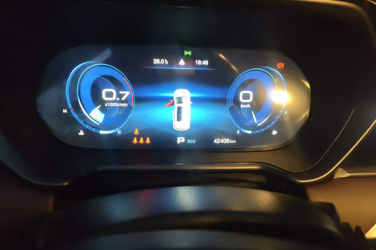 Used GAC Trumpchi GS4 2020 270T Automatic Smart Connectivity Edition Odometer Close Up