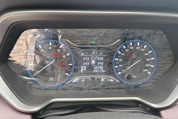 Used GAC Trumpchi GS4 2020 270T Automatic Elite Tech Edition Odometer Close Up