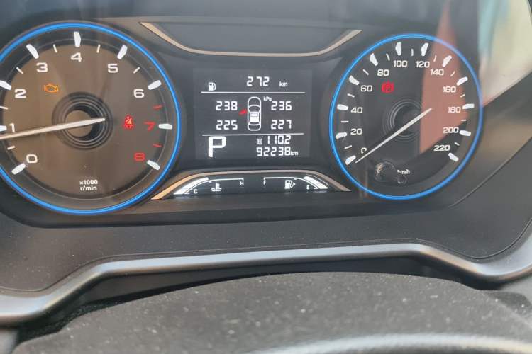 Used GAC Trumpchi GS4 2020 270T Automatic Elite Tech Edition Odometer Close Up